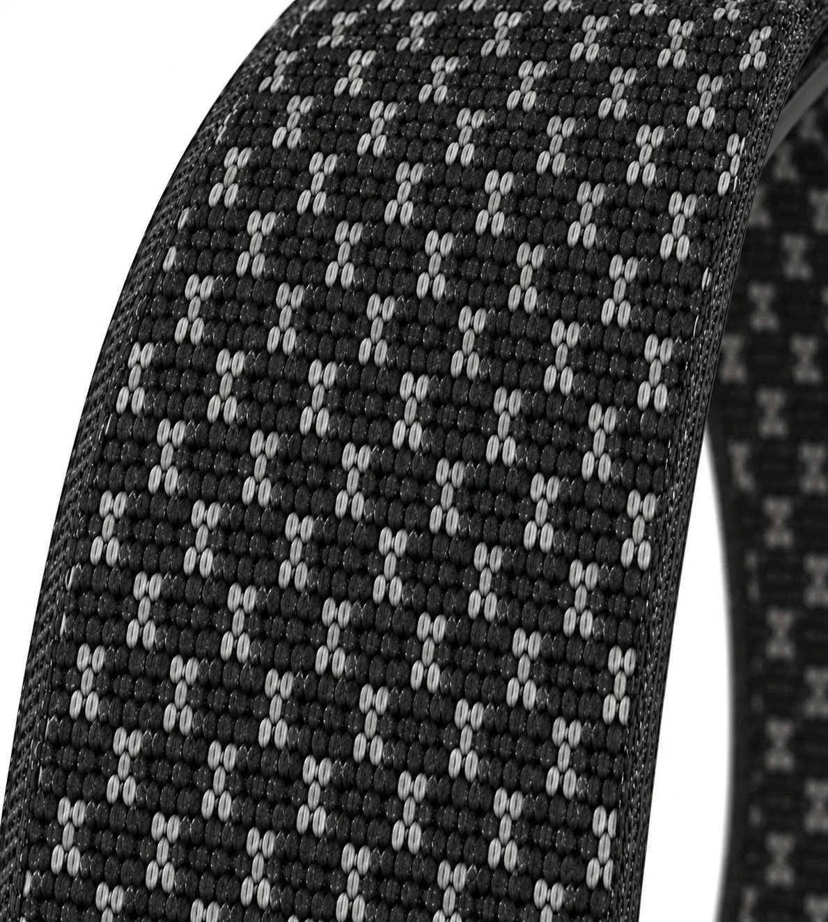 Close view of the OVOA Band's woven material